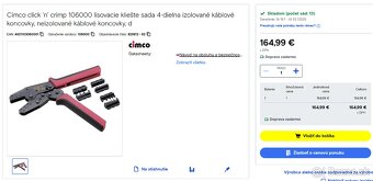 Cimco lisovacie kliešte - 2