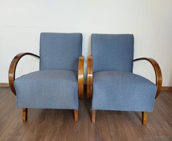 Art Deco kreslá Jindrich Halabala, retro styl - 2