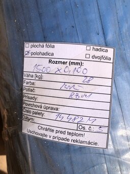 Stavebná folia 150cm 28kg hrúbka 0,1mm - 2