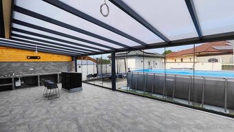 Pergoly, prístrešky, altánky, zimné záh.zasklievacie systémy - 2