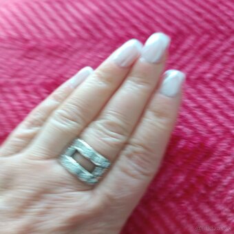 Strieborný prsteň - 2