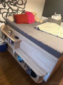 Vyvýšená posteľ 140x200 - 2