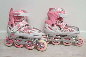 Detské kolieskové korčule 34-37 - 2