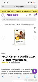 Graficky softwer daw Magix Studio Movie - 2