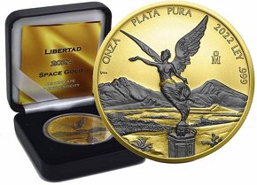 Investicne striebro mince minca Libertad - 2