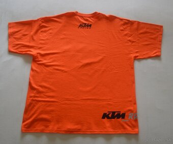 Predám kvalitné tričko KTM oranžové - 2
