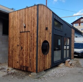 Predávame nový dizajnový Tiny House so saunou na prívese - 2