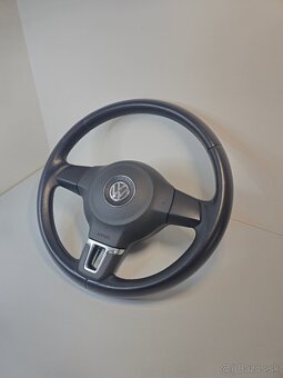 Kožený volant POLO 6r, GOLF 6, VW t5 t6 - 2