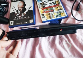 Herna konzola - Sony PlayStation 2 Slim + 6 Hier - 2