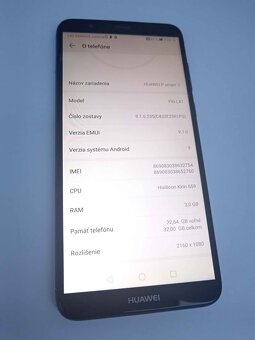 Huawei P Smart 32GB/3GB - ako nový - 2
