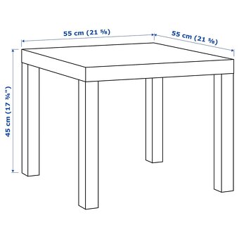 Malý stolík IKEA Lack - 2