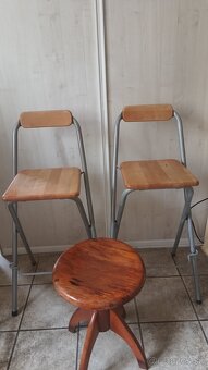 2 IKEA STOLIČKY A KLAVIRNA STOLICKA - IBA OSOBNÝ ODBER - 2
