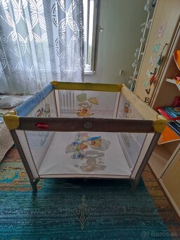 Detská ohrádka / postielka Amalfy, skladacia prenosná - 2