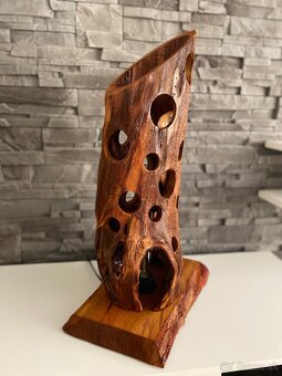 Svietidlo zo slivky - 2