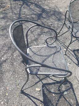 2x mramorový stôl  a8 ks stoličku - 2