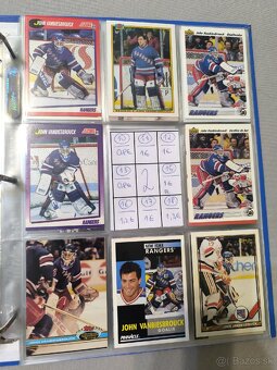 Hokejové kartičky - John Vanbiesbrouck 1 - 2