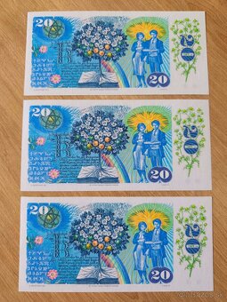 3 x 50 Kčs 1987 + slovenský kolok - 2