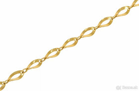NOVÝ Elegantný zlatý dámsky náramok zo 14k zlata- Korai - 2
