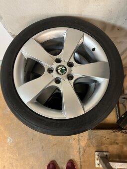 Kolesá 5x112 r17 letné pneumatiky - 2
