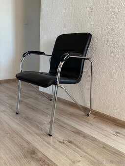 Koženková konferenčná stolička kreslo - 2