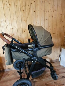 Kočík 2v1 Petite&mars GRAND II olive - 2