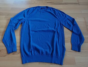 Gant modrý 100% merino woll - 2