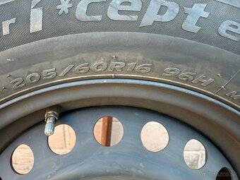 Zimne pneumatiky 205/60 R16 na diskoch 5x114,3 + TPMS - 2