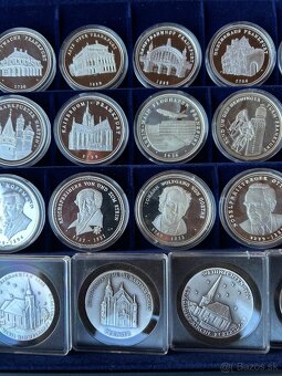 Investicne striebro medaily Ag 999 20g proof antique silver - 2