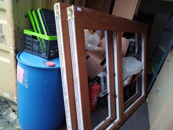 Plastové okná/ bielo hnedé - 2