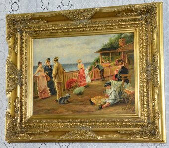 Obrazy - olej na desce - 2