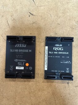 SLI mostíky ASUS + MSI – HB Bridge – 3 kusy - 2