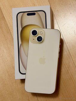 iPhone 15 Yellow BATERIE 100% TOP - 2
