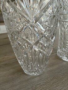 Kryštálová váza 3x - 2
