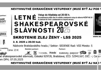 Skrotenie zlej ženy - Shakespearovske slavnosti - 2
