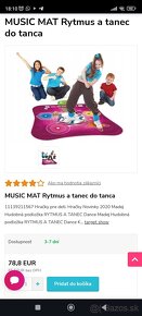 Tanečná hracia podložka - 2