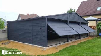 Plechová garáž 9x5m + doprava a montáž zdarma - 2