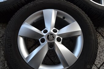 Škoda elektróny R16 a zimné gumy Bridgestone 215/60 R16 - 2