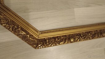 Rám masívny v zlatej farbe - 2