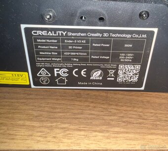 3D Tlačiareň Creality Ender 3 V3 KE - V záruke - 2