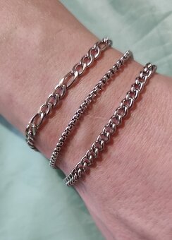 pánske náramky chir.ocel 3 ks - 2