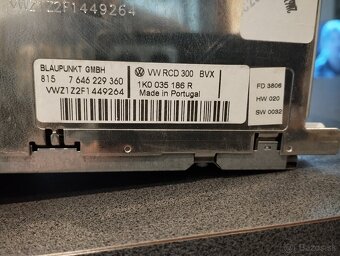 Rádio golf Passat touran - 2