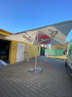 Slnečník 3,5m x 3,5m uplne nový - 2