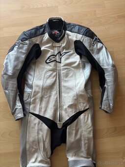 Kožená jednodielna moto kombinéza Alpinestars 52 - 2