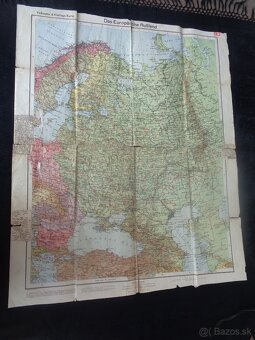 Nemecka vojnova mapa - Europske rusko - 2