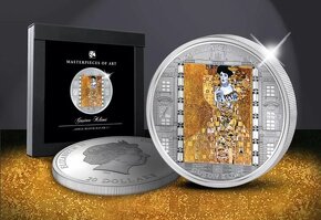 investičné striebro - mince - Adele Bloch Bauer - Gustav Kli - 2
