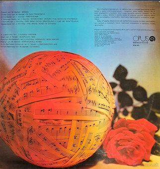Retro gramofónová LP platňa Gustav Brom - Around the World - 2