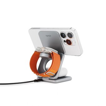 3v1 nabíjačka pre Apple Epico Mag+ Foldable Wireless Charger - 2