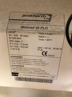 Predám kotol Medveď 20 PLO - 2