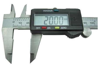 Digitálne posuvné meradlo - šublera - 2