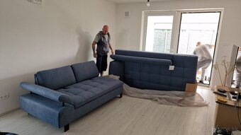 Minimálne používaná rohová sedacia súprava - 2